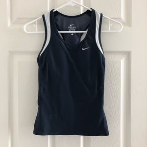 Nike Dri-Fit Navy Athletic Tank size S